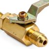 Aupoko Brass Ball Valve 1/4 Inch Manual Shutoff-6