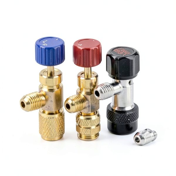 Rogvoc AC Manifold Gauge Set Brass Construction-6