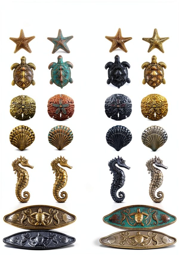 Antique Brass Drawer Pull GENUINE TEXAS BRAND-2