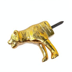 Gold Safari Knob by Knobs By Blossom Metal Cabinet-0