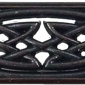 Brass Drawer Pull GENUINE TEXAS BRAND Oil Rubbed-0