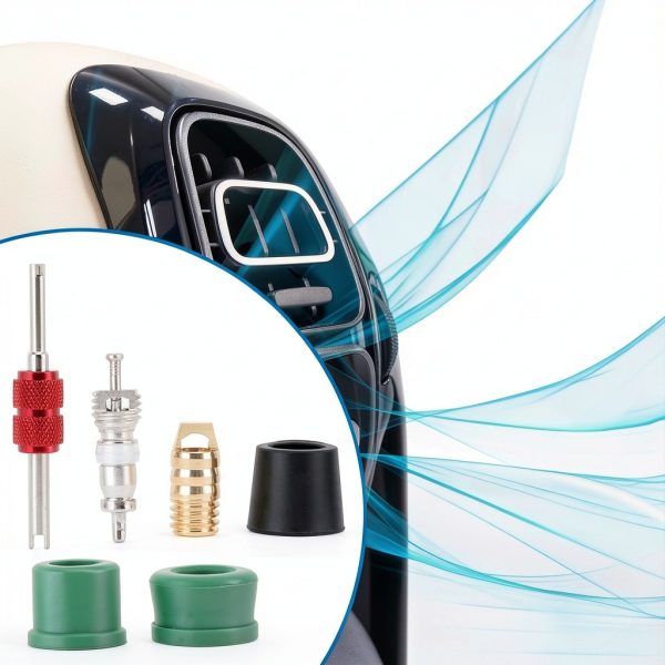 Tbest A/C Valve Core Kit for Autos-4