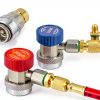 R134a Refrigerant Adapter Aluminum Quick Connect-5