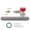 R134a Refrigerant Adapter Aluminum Quick Connect-3