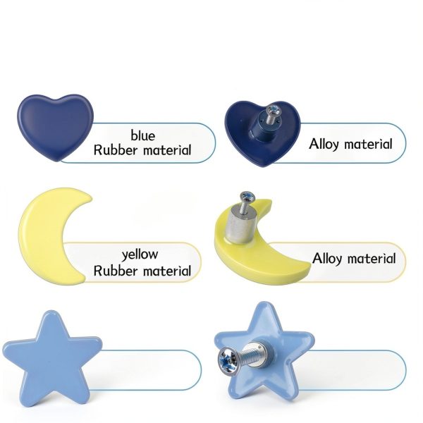 yukfdcnb Cartoon Drawer Knobs for Kids-1