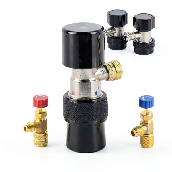 Rogvoc AC Manifold Gauge Set Brass Construction-4