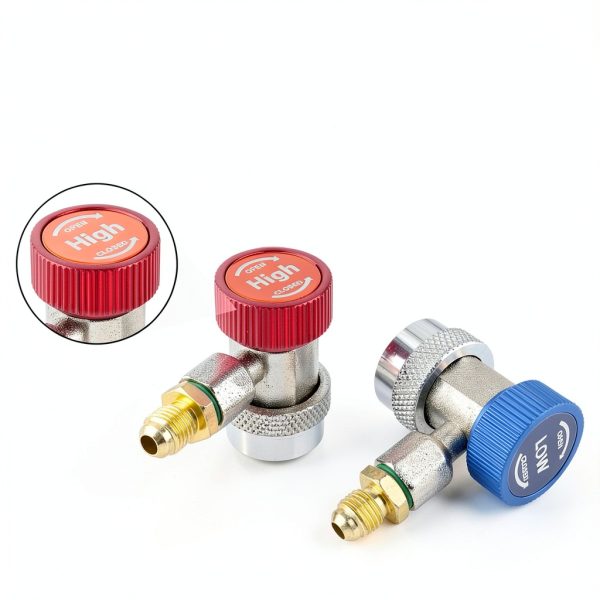 R134a Refrigerant Adapter Aluminum Quick Connect-1