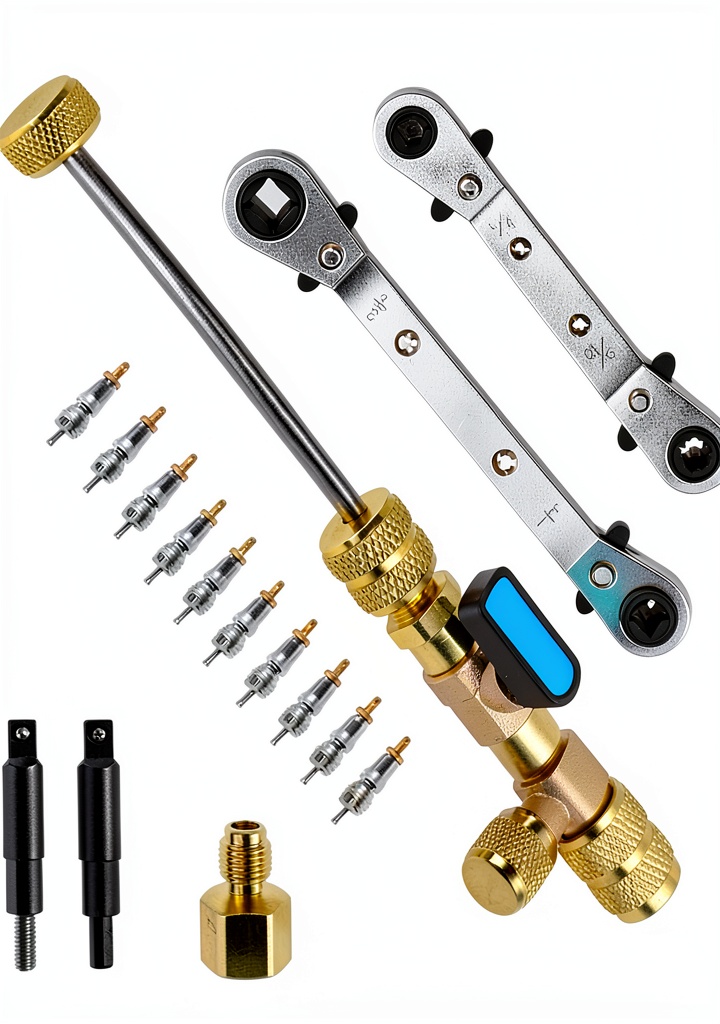 Ausfyyam valve core remover tool set