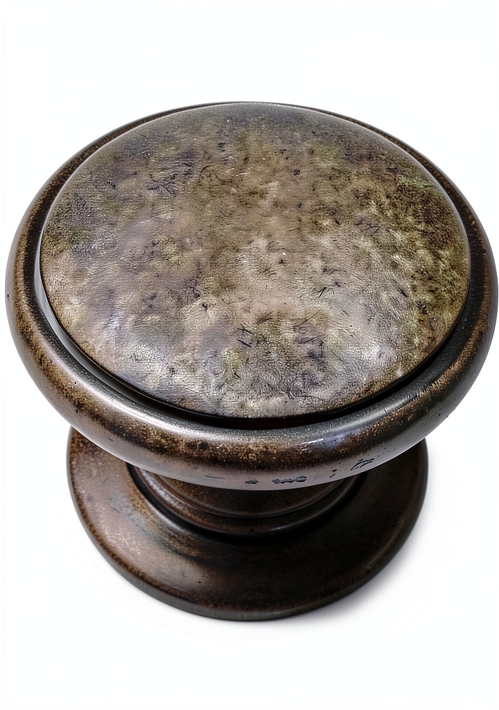 Richelieu Pewter Metal Drawer Handle on a kids' dresser