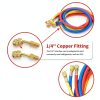 Rogvoc AC Manifold Gauge Set Brass Construction-3