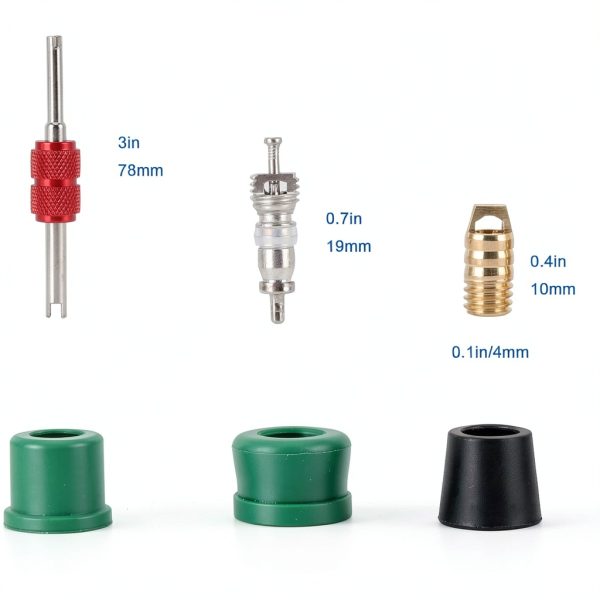 Tbest A/C Valve Core Kit for Autos-1
