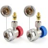 R134a Refrigerant Adapter Aluminum Quick Connect-4
