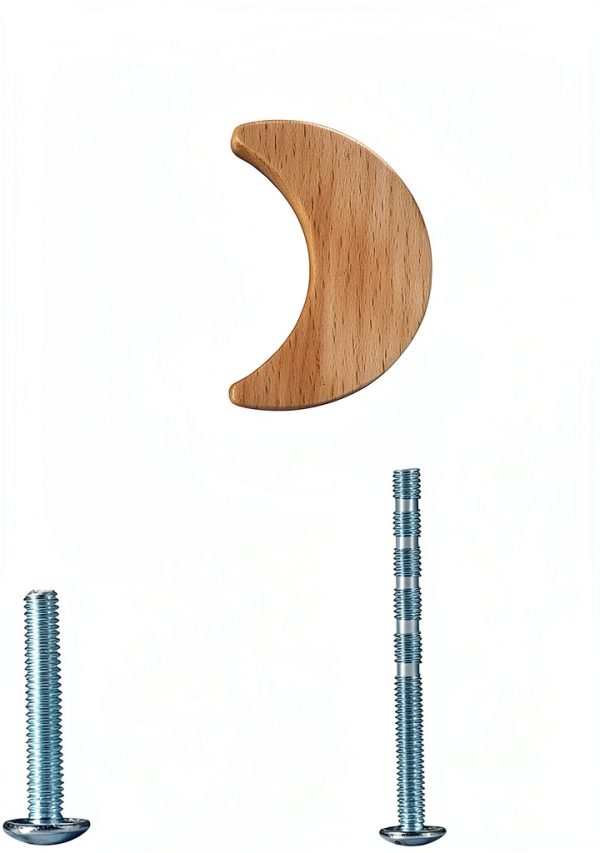 Wood Cabinet Handle Evionlin Modern Knob for Kids-1