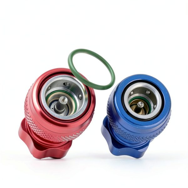 Rogvoc R134a Quick Coupler Adapter Kit for Automotive AC-4