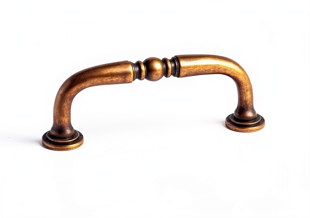 Berenson Copper Metal Drawer Handle on a wooden drawer