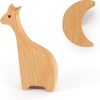 Wooden Cabinet Knob Evionlin Modern Drawer Handle-3