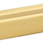Alno Drawer Pull Satin Brass Modern Cabinet Handle-0