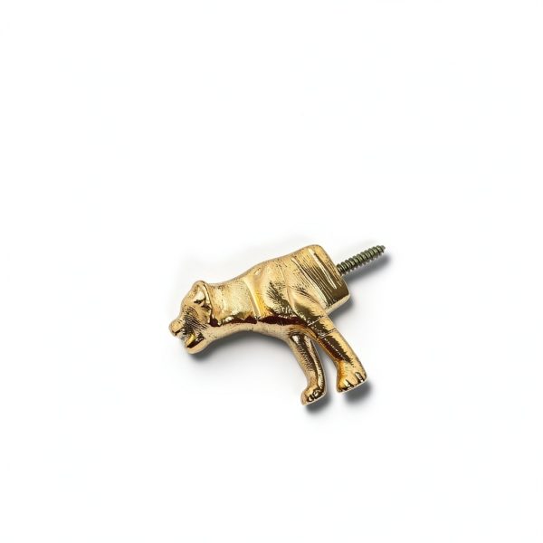 Gold Safari Knob by Knobs By Blossom Metal Cabinet-1