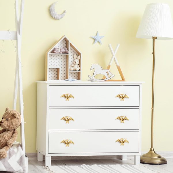 Dinosaur Cabinet Handles ArtisanWonders Gold Finish-3