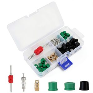 Tbest A/C Valve Core Kit for Autos-0