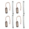 LT Easiyl Alternator Brush Set Copper 2‑Piece 15.4x6.4mm Carbon Brush-0