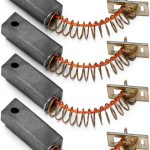 Alternator Brush Set Acouto 4 Pack Replacement Premium Carbon-0