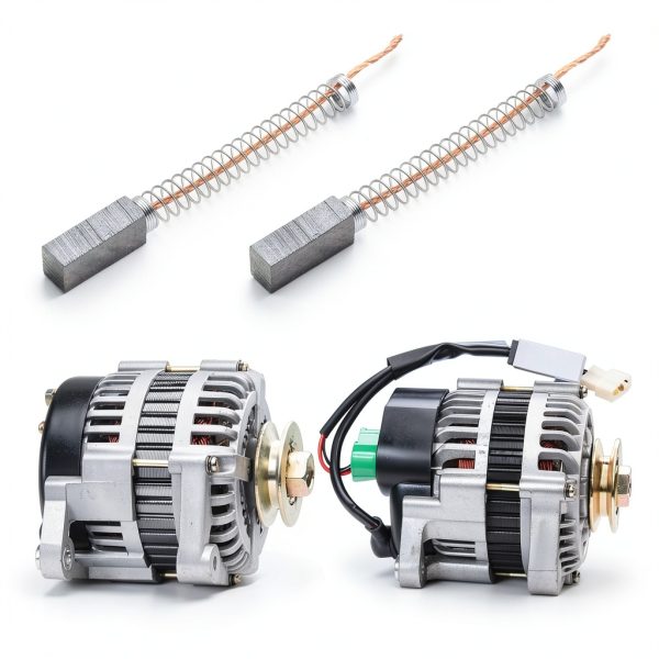 LT Easiyl Alternator Brush Set Copper 2‑Piece 15.4x6.4mm Carbon Brush-2